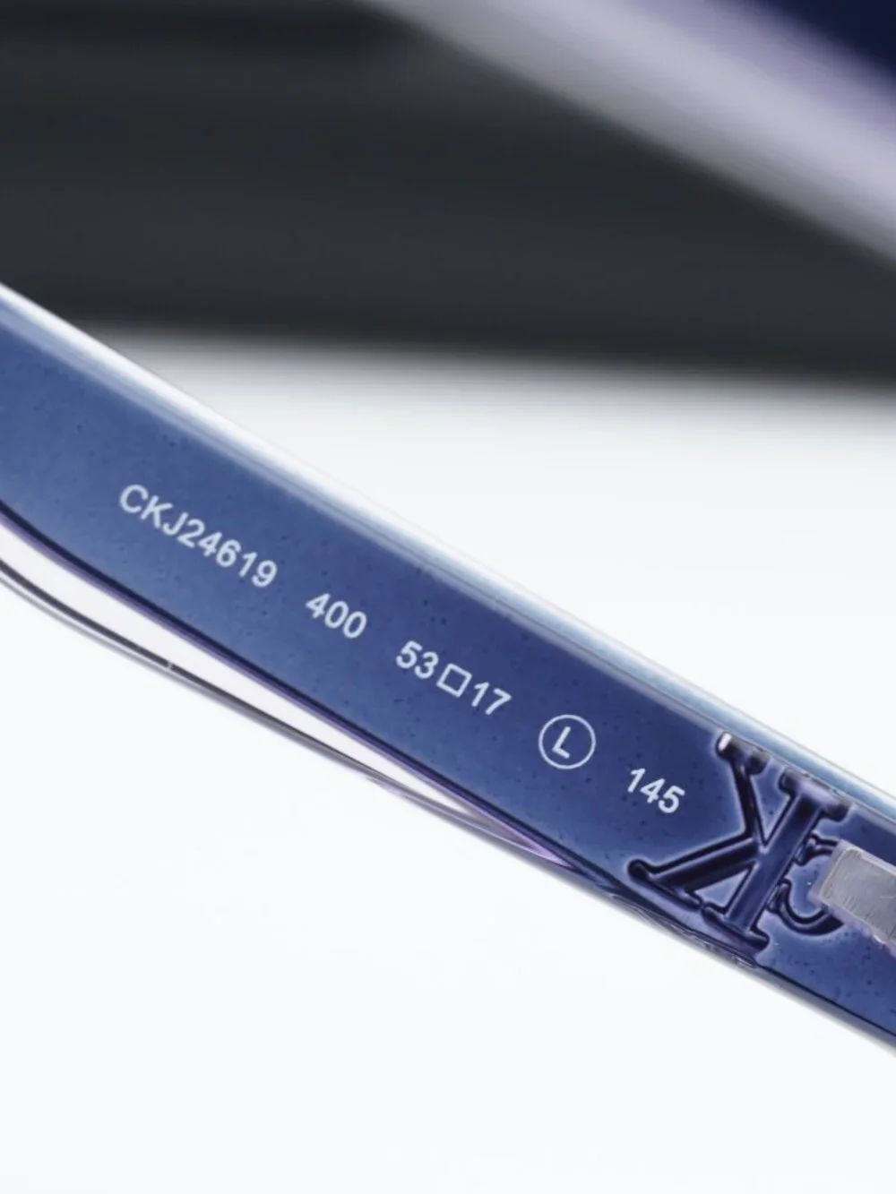 Calvin Klein Jeans CKJ24619 400 Square Eyeglasses 53mm - Blue